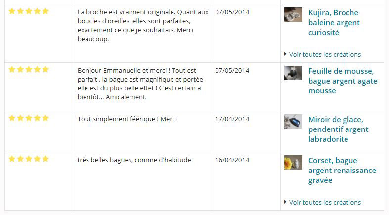 commentaires clients emmanuelleguyon